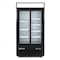 Maxx Cold Double Glass Door Narrow Width Merchandise Refrigerator, Sliding Door, 39.5 in.W, 36 cu. ft., in Black MXM2-36RSBHC - alternate 6